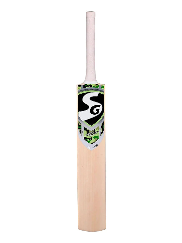 SG T-1400 Wood Cricket Bat for Tennis Ball
