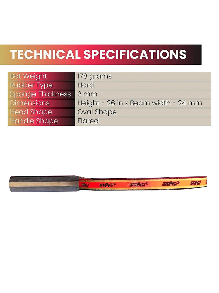 Stag 5 Star Table Tennis Bat