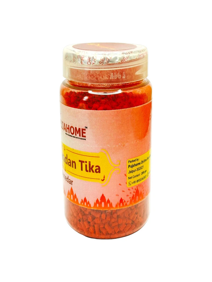 Premium Lal Chandan Tika Danedar 200Gram Box