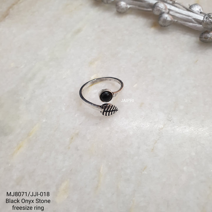 Black Onyx Stone | Adjustable Handmade Ring Luxury Wear