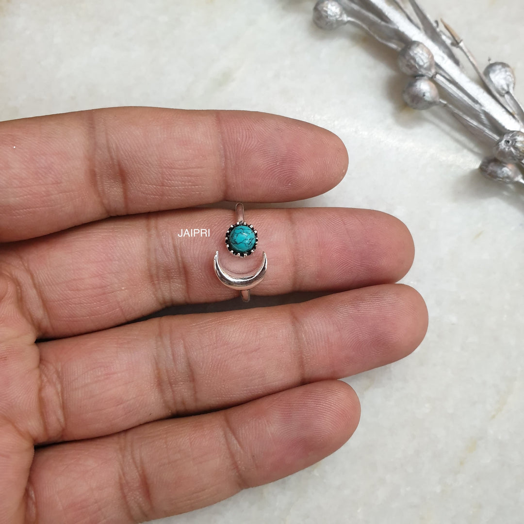 Turquoise Stone | Freesize Handmade Ring Edition
