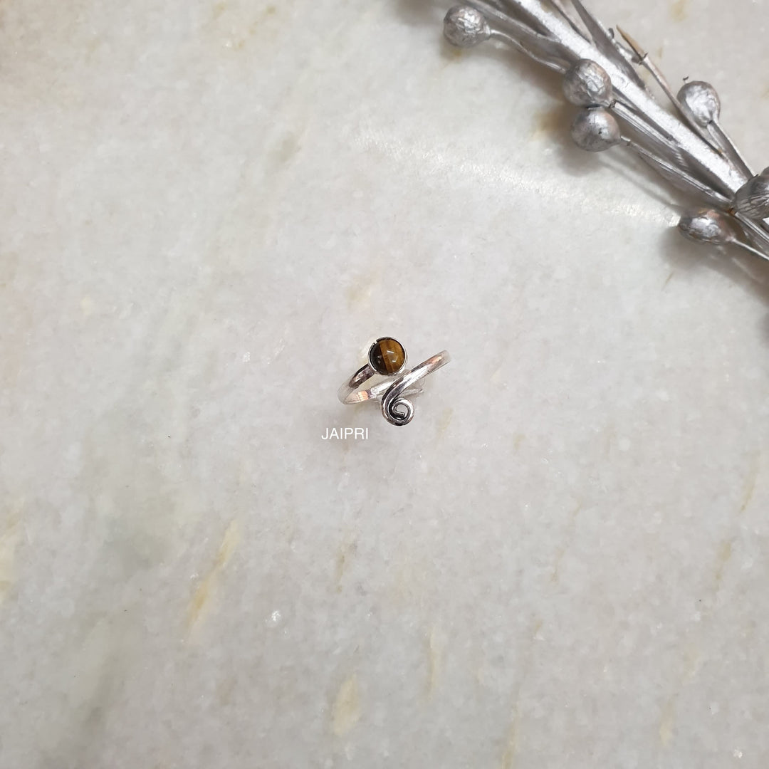 Tiger Eye Stone | Designer Adjustable Ring Signature Design