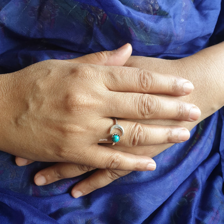 Turquoise Stone | Freesize Handmade Ring Edition