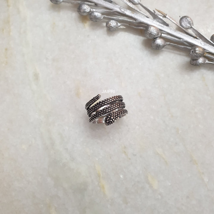 Double Layer | Snake Adjustable Ring Trendy