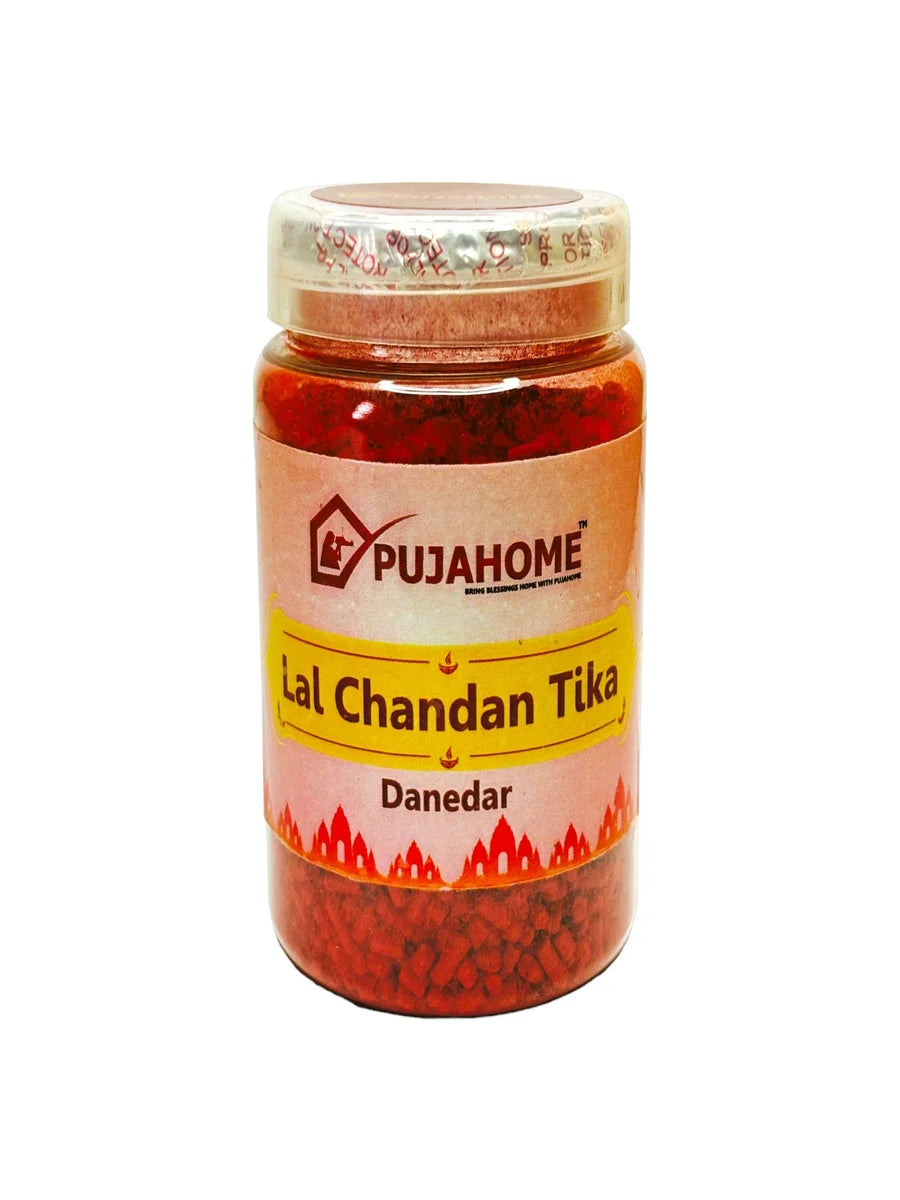 Premium Lal Chandan Tika Danedar 200Gram Box