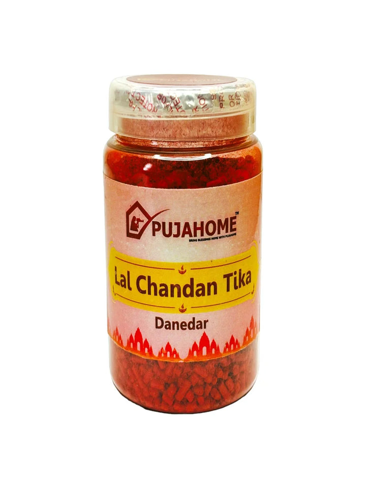 Premium Lal Chandan Tika Danedar 200Gram Box