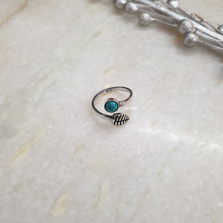 Turquoise Stone | Adjustable Handmade Ring Edition
