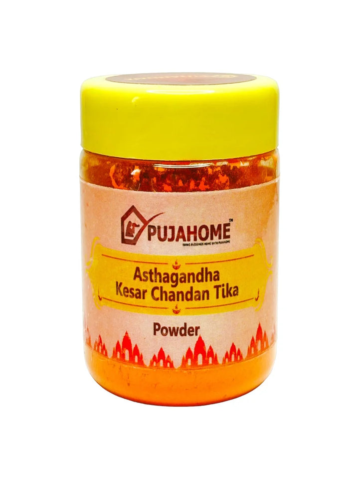 Premium Asthagandha Kesar Chandan Tika Powder 50 Gram Box