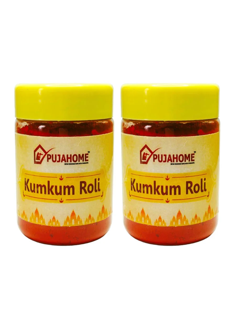 Roli Pure Haldi Kumkum - Original Puja Roli | Natural & Pure kumkum (50g)