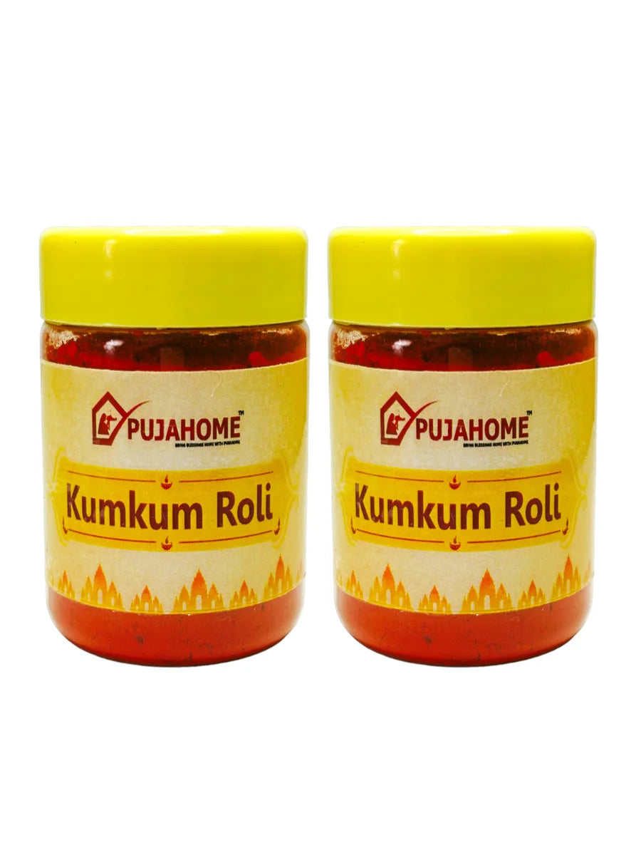 Roli Pure Haldi Kumkum - Original Puja Roli | Natural & Pure kumkum (50g)