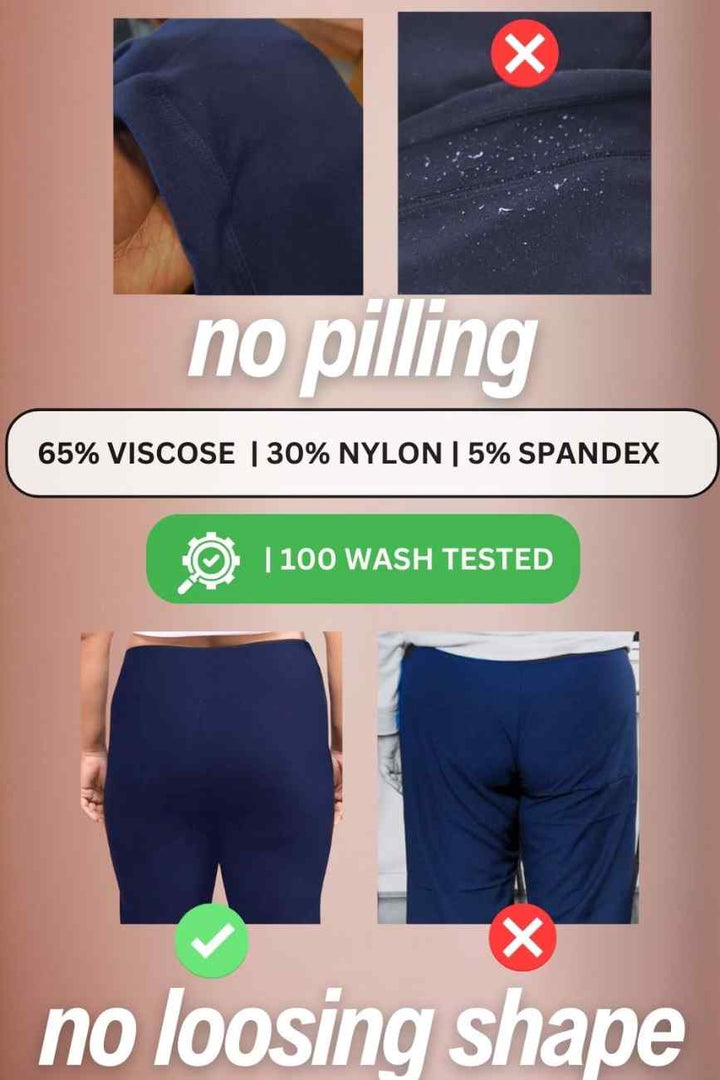 Plus Size Denim Blue Tummy Shaper Straight Fit Pants