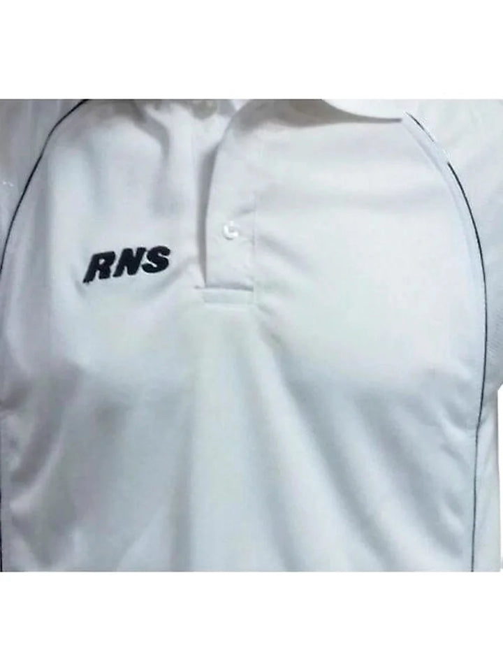 RNS Premium White Half Sleeve Cricket T-Shirt