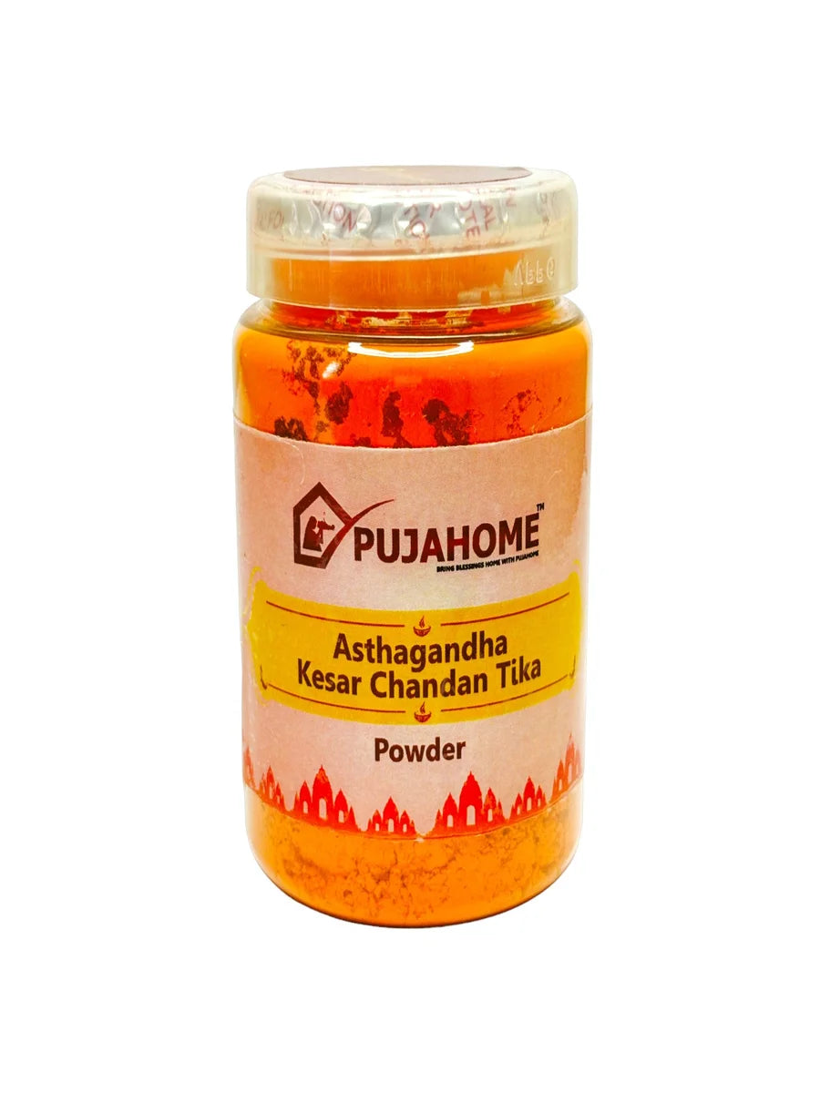 Premium Asthagandha Kesar Chandan Tika Powder 100 Gram Box
