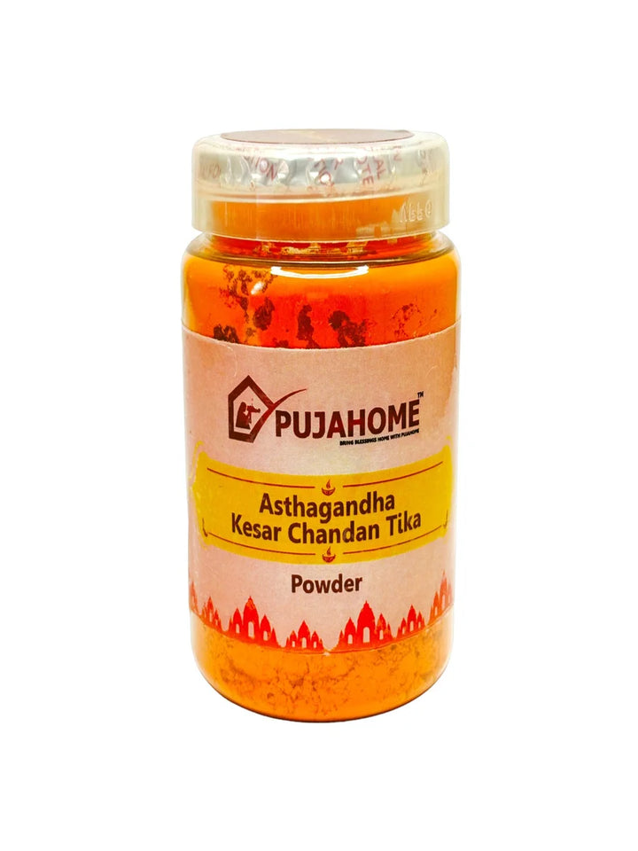 Premium Asthagandha Kesar Chandan Tika Powder 100 Gram Box