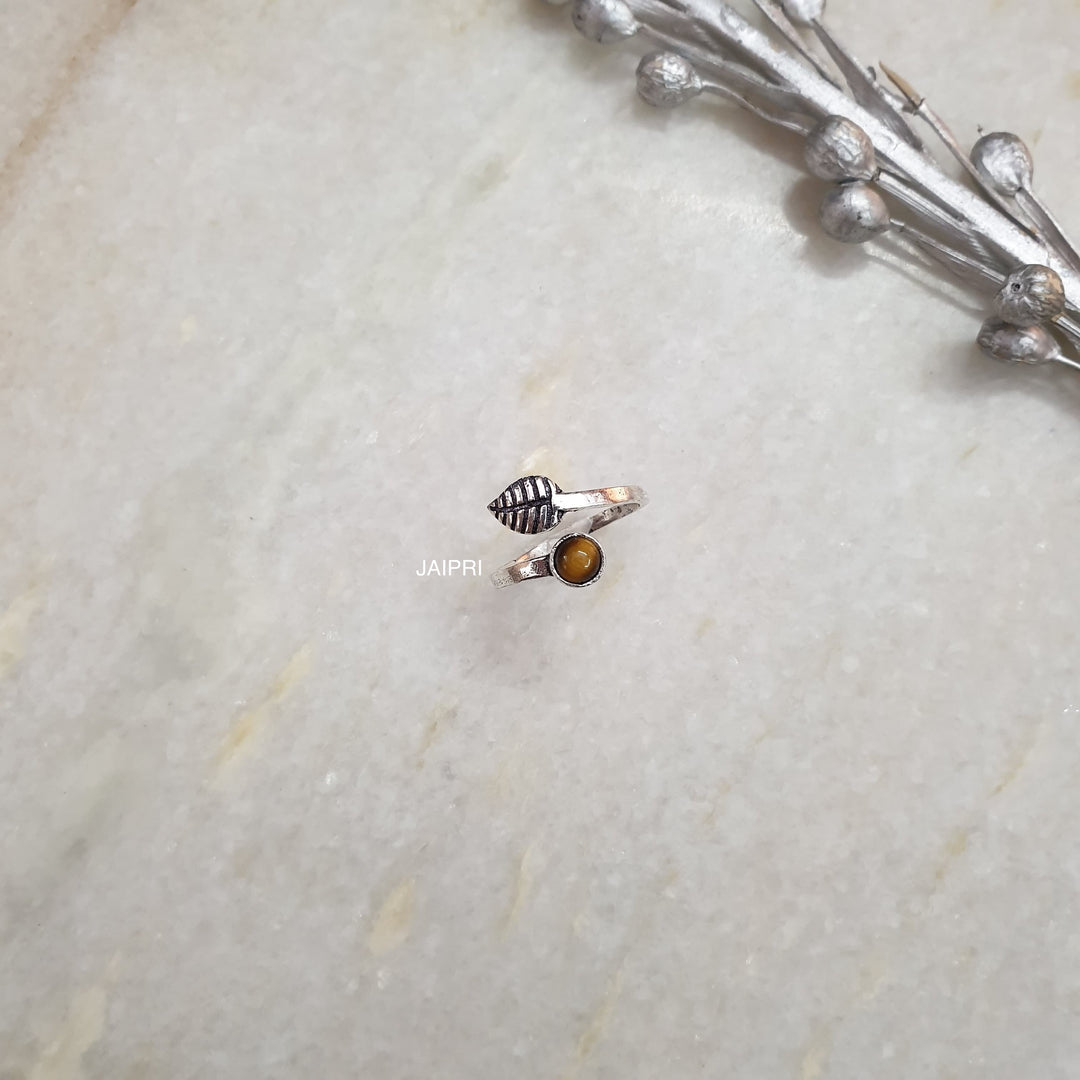 Tiger Eye Stone | Adjustable Handmade Ring Style Statement
