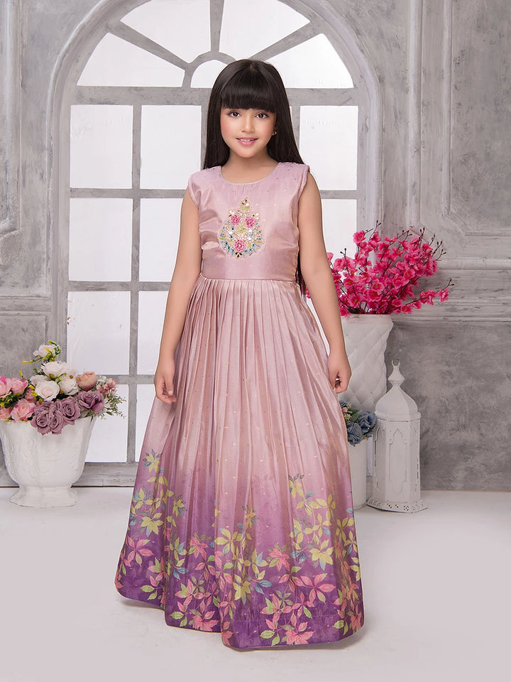 Baby Anarkali Dress | Trendy Gown with Embellished Jacket