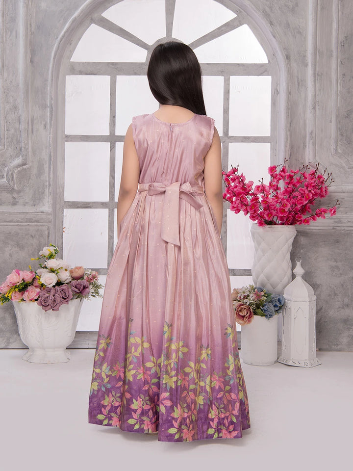 Baby Anarkali Dress | Trendy Gown with Embellished Jacket