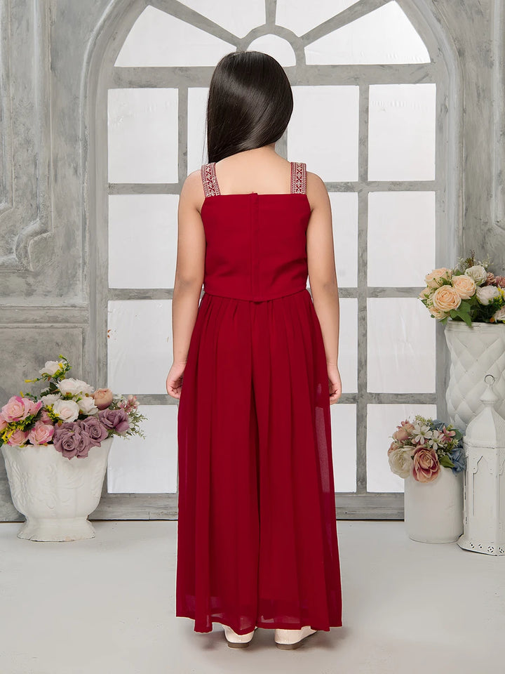 Festive Embroidered Palazzo | Fashionable Ethnic Attire