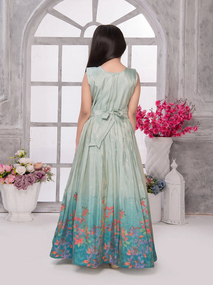Baby Anarkali Dress | Trendy Gown with Embellished Jacket