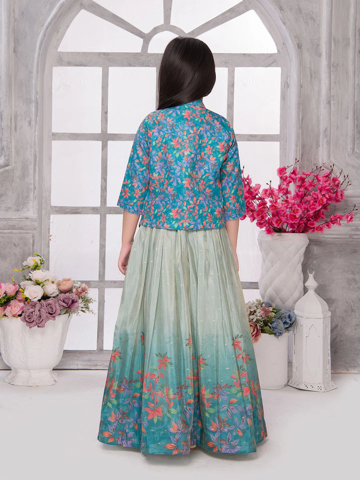 Baby Anarkali Dress | Trendy Gown with Embellished Jacket
