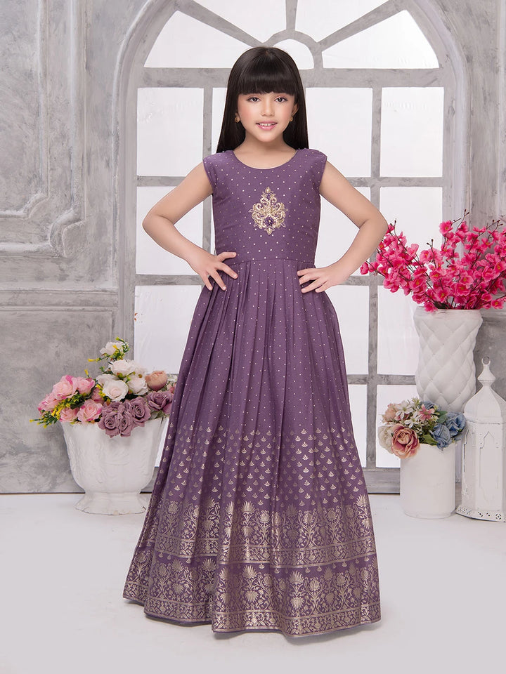 Affordable Georgette Anarkali Gown | Flared Style with Jacket