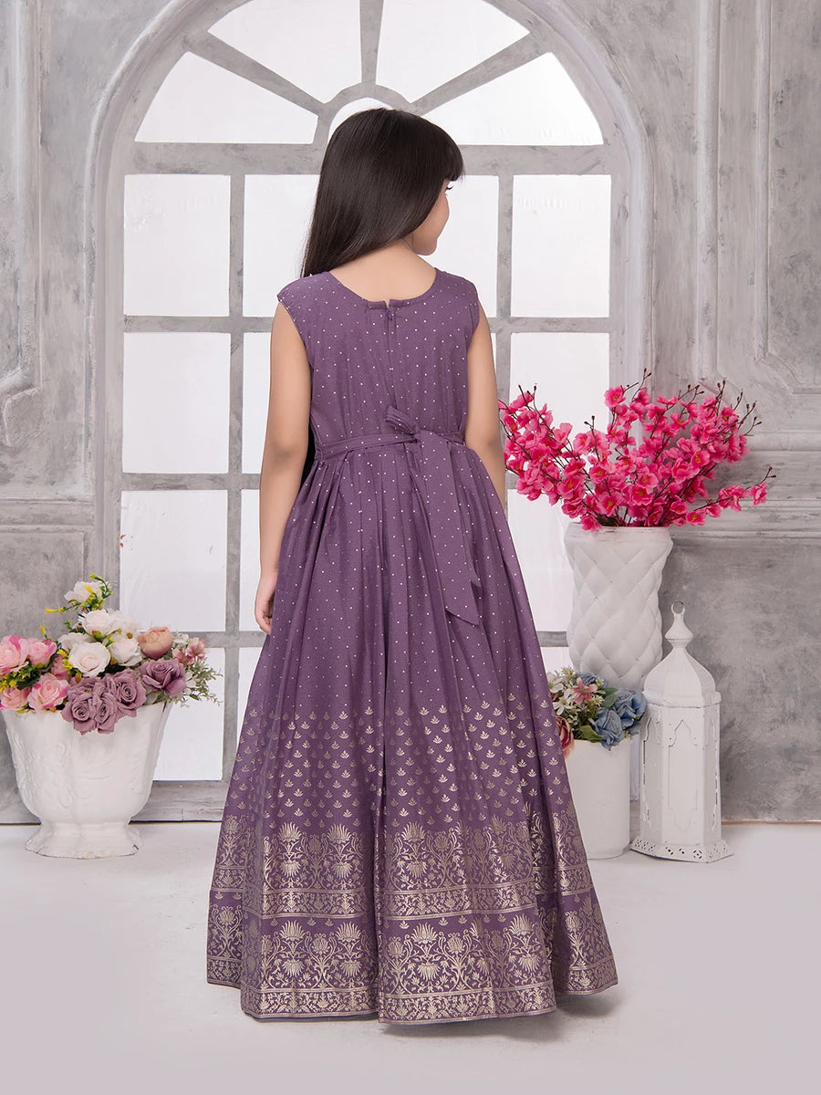 Affordable Georgette Anarkali Gown | Flared Style with Jacket