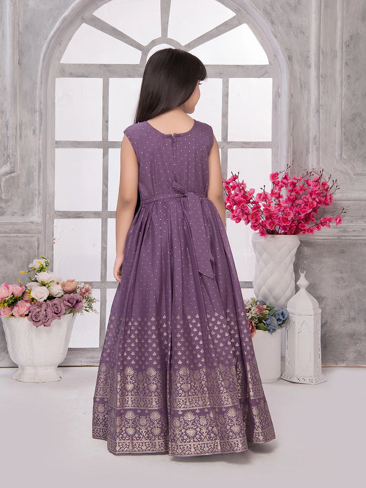 Affordable Georgette Anarkali Gown | Flared Style with Jacket