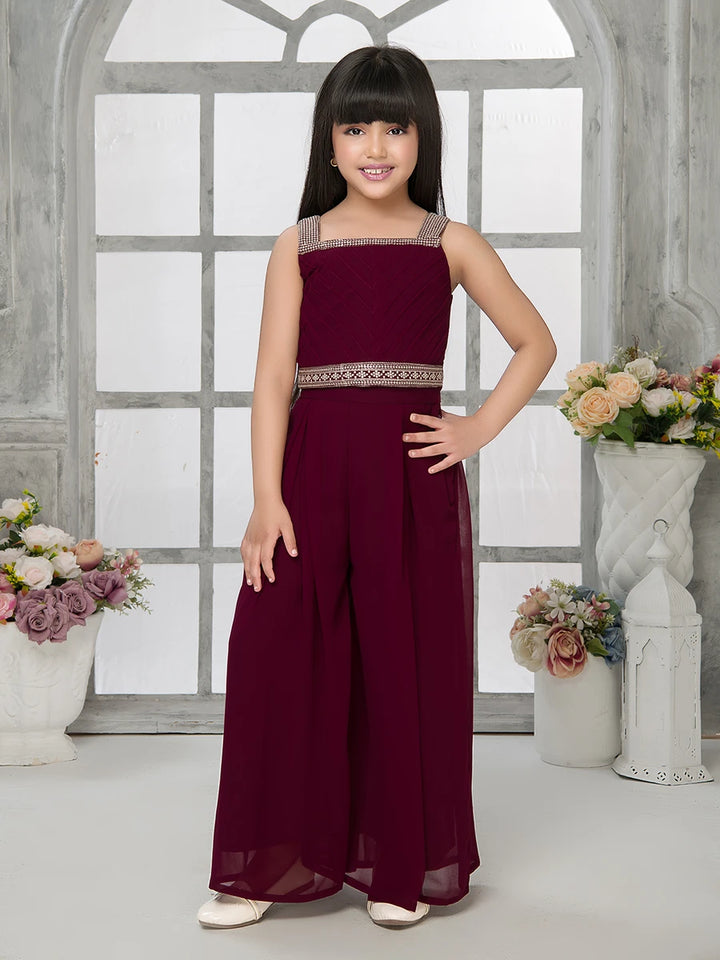 Festive Embroidered Palazzo | Fashionable Ethnic Attire