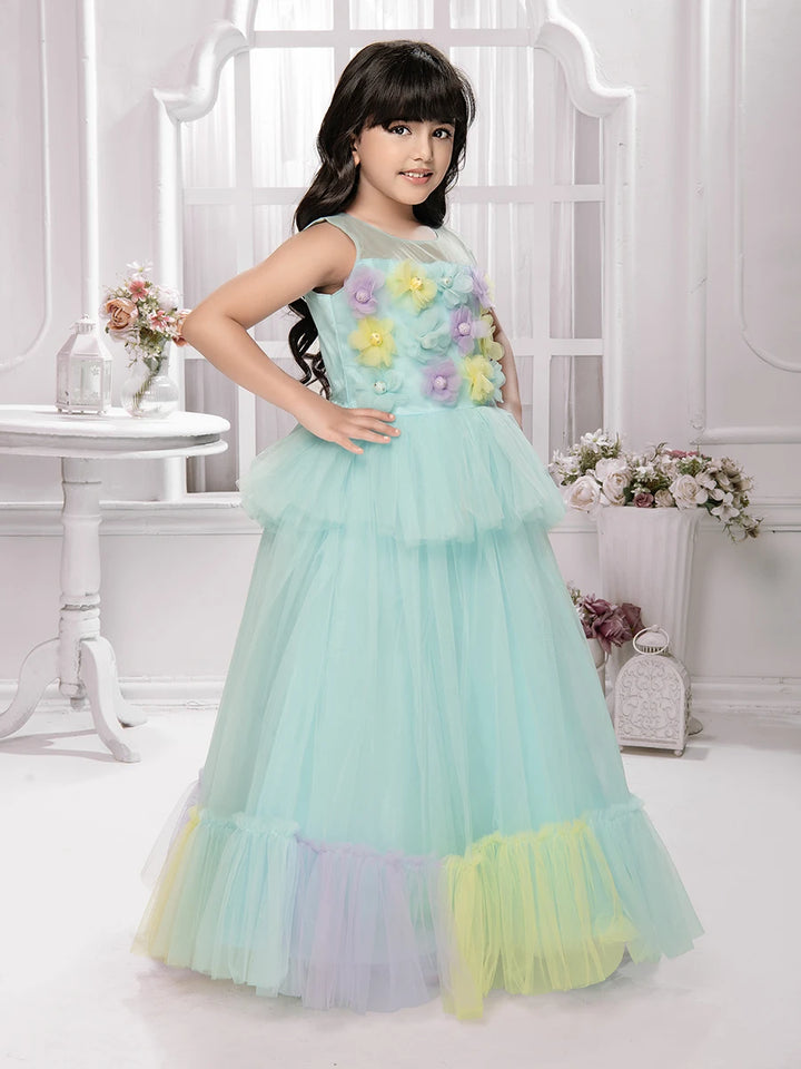 Luxurious Net Anarkali Gown | Perfect for Weddings & Parties