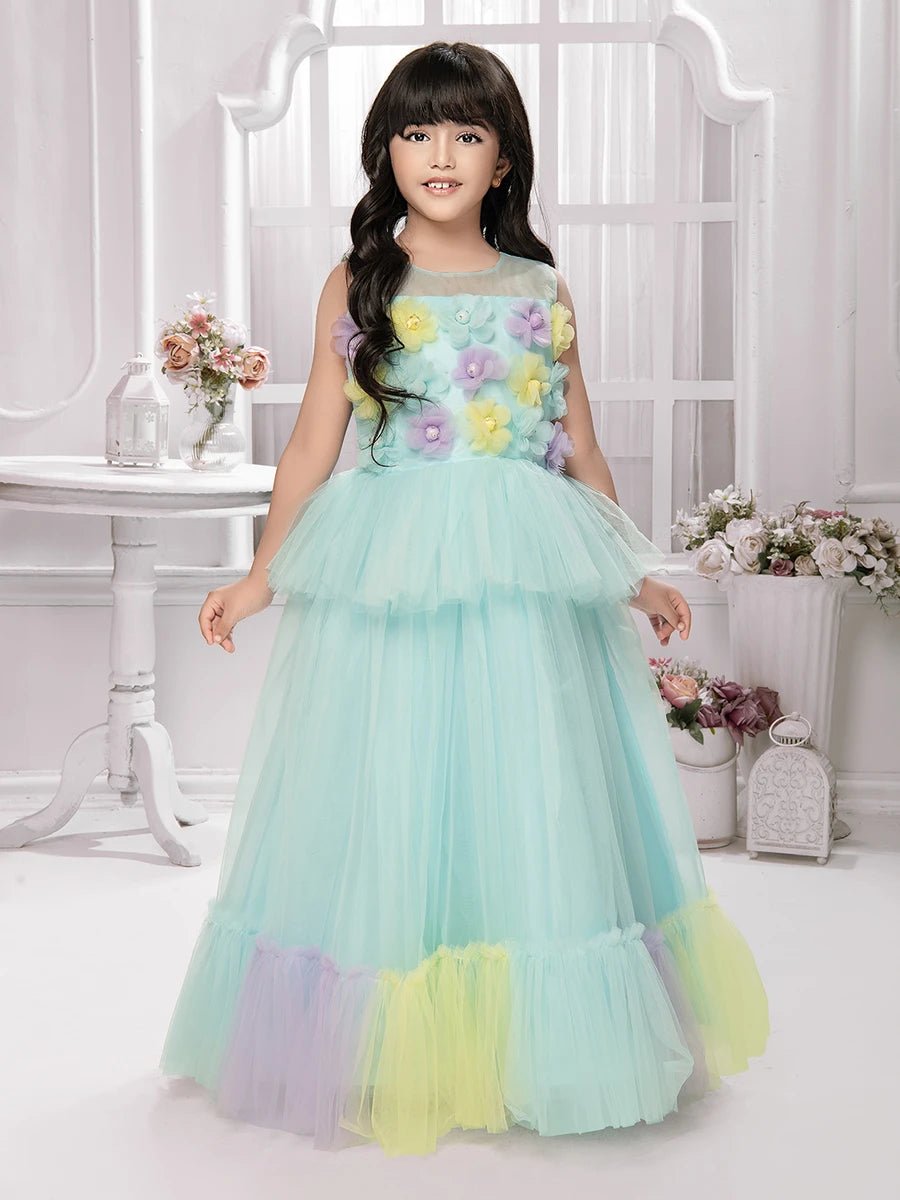 Luxurious Net Anarkali Gown | Perfect for Weddings & Parties