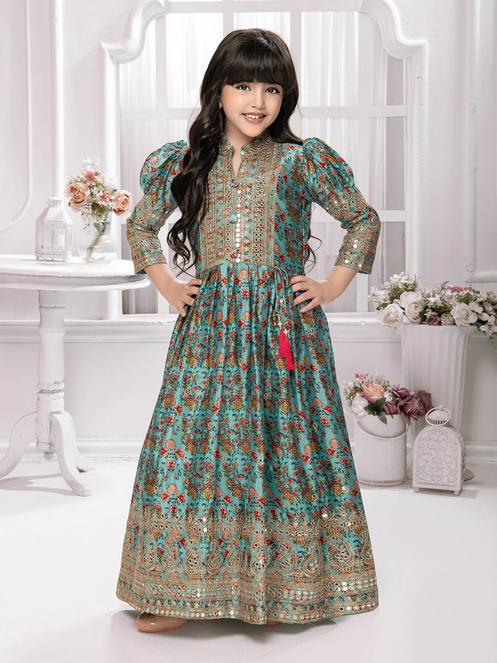 Beautiful Embellished Kids Anarkali | Stylish Party Dress