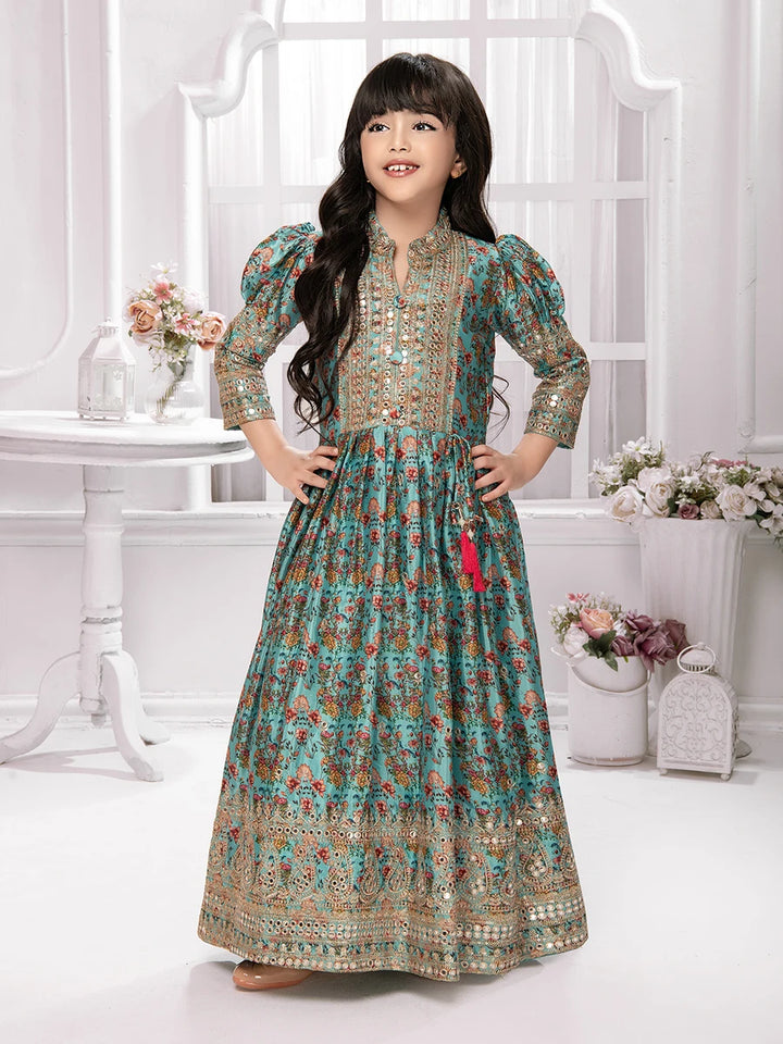Beautiful Embellished Kids Anarkali | Stylish Party Dress