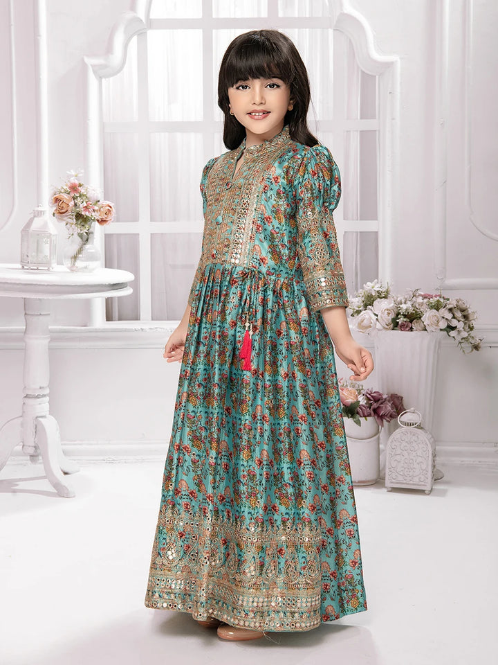 Beautiful Embellished Kids Anarkali | Stylish Party Dress