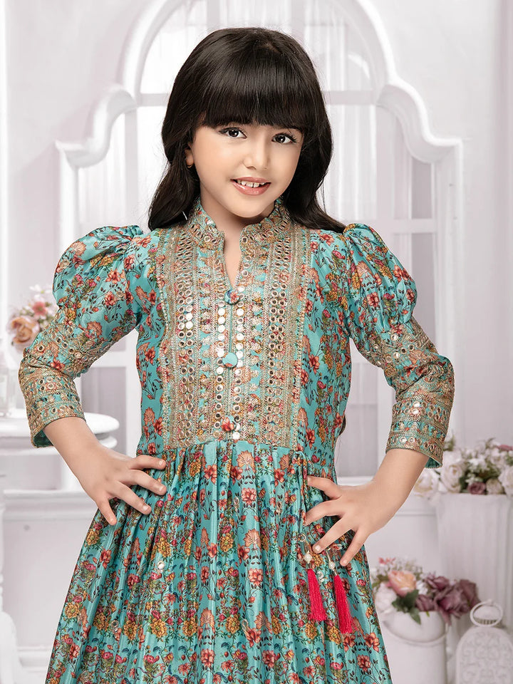 Beautiful Embellished Kids Anarkali | Stylish Party Dress