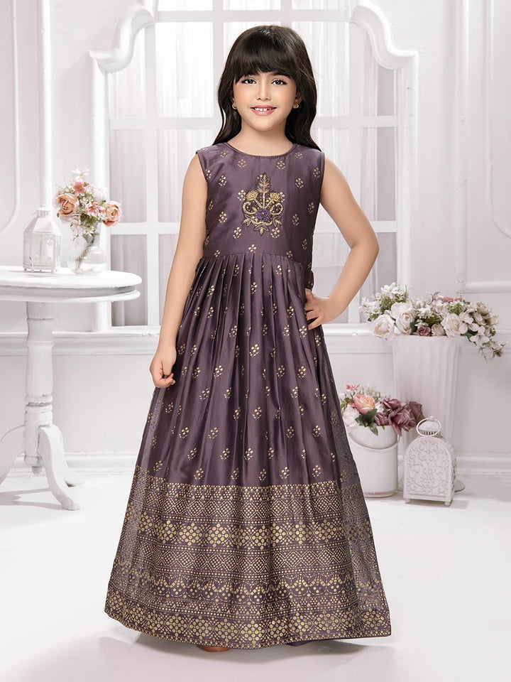 Modern Georgette Anarkali Gown | Stunning Flared Dress with Jacket