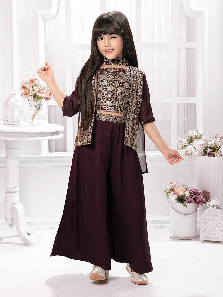 Starlit Elegance Palazzo Set | Party-Perfect Outfit for Kids