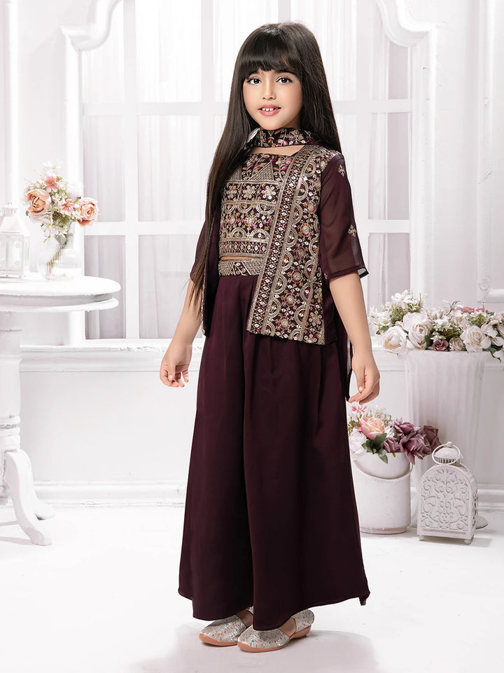 Starlit Elegance Palazzo Set | Party-Perfect Outfit for Kids
