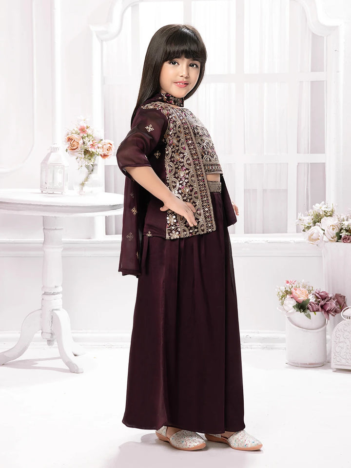 Starlit Elegance Palazzo Set | Party-Perfect Outfit for Kids