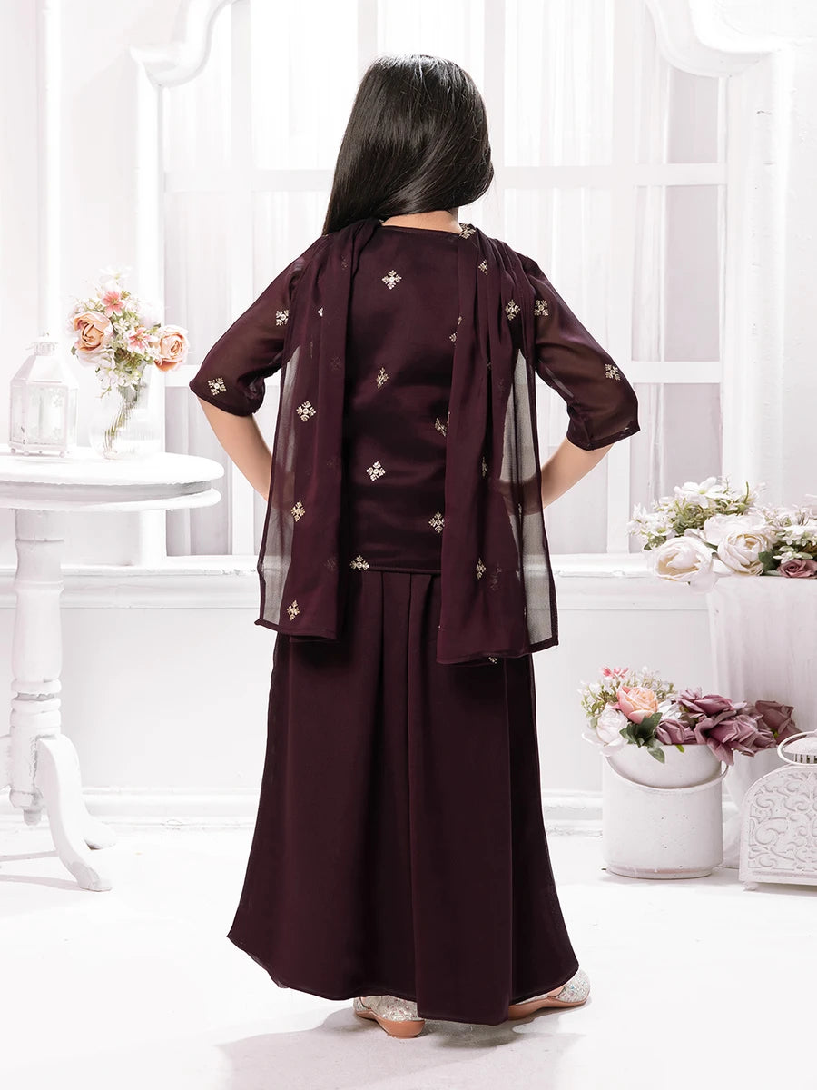 Starlit Elegance Palazzo Set | Party-Perfect Outfit for Kids