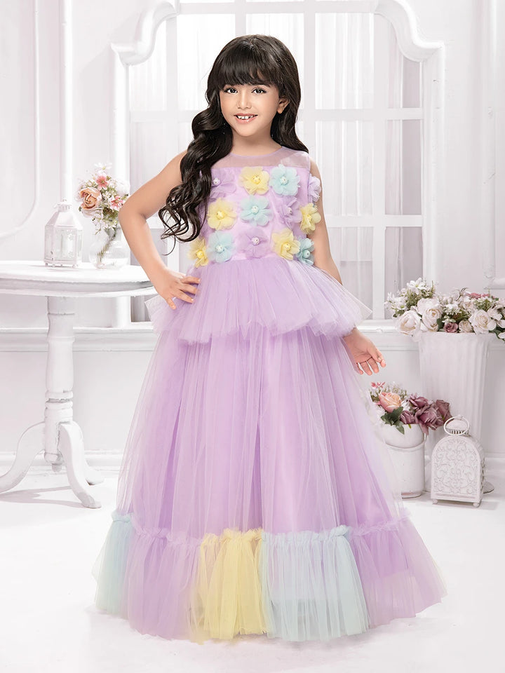 Luxurious Net Anarkali Gown | Perfect for Weddings & Parties