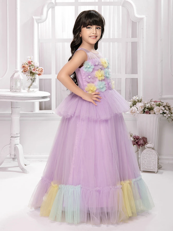 Luxurious Net Anarkali Gown | Perfect for Weddings & Parties