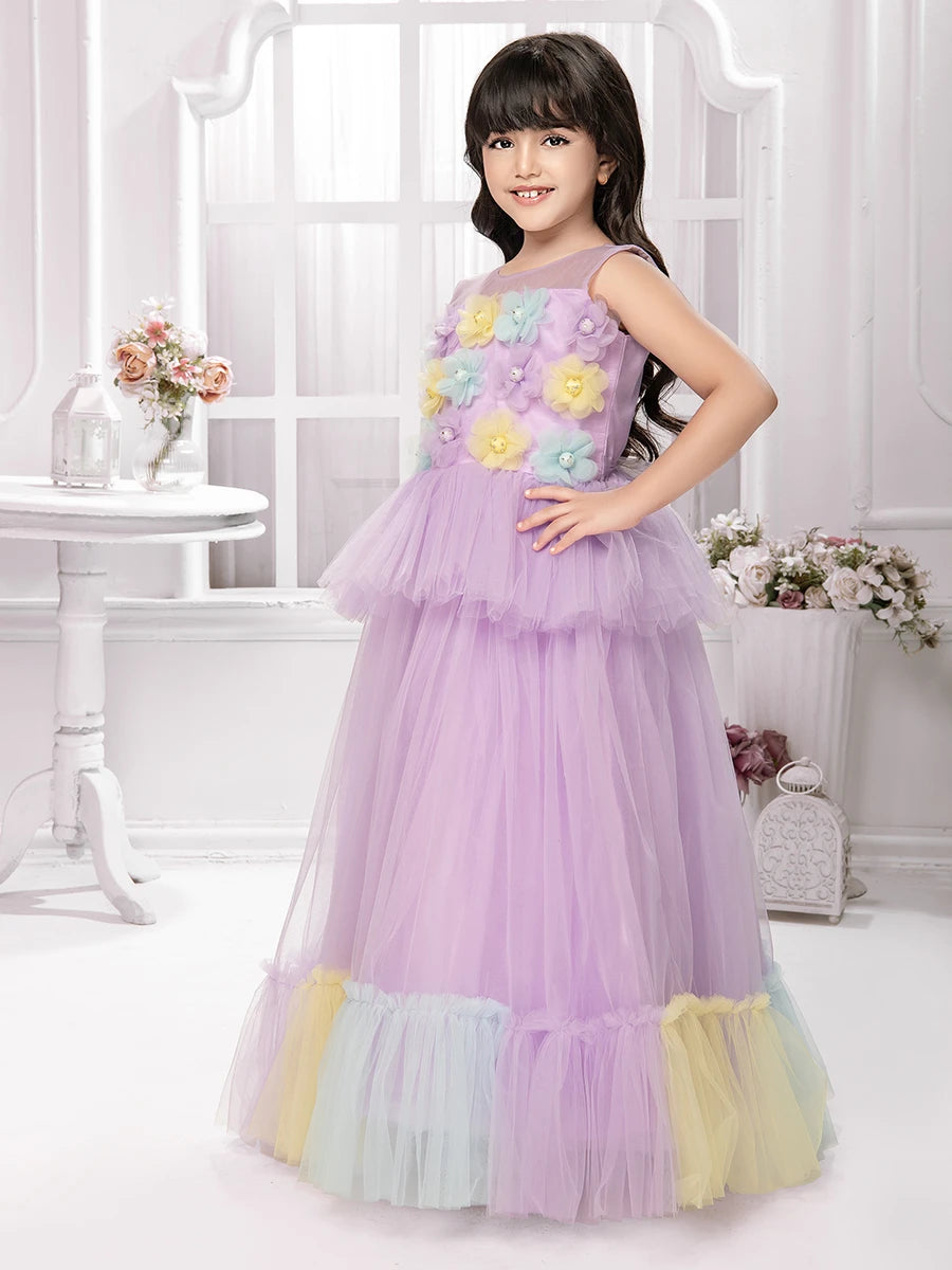 Luxurious Net Anarkali Gown | Perfect for Weddings & Parties