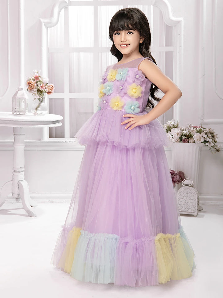 Luxurious Net Anarkali Gown | Perfect for Weddings & Parties