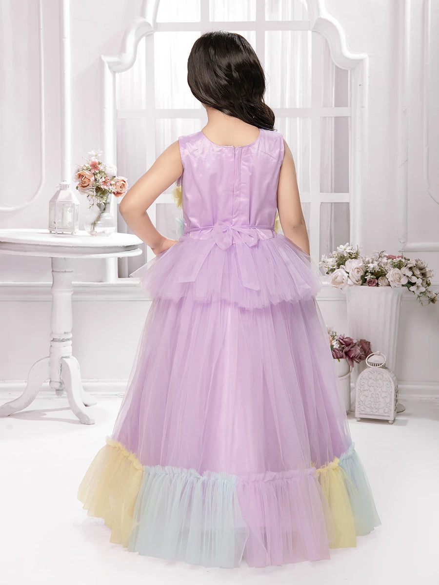 Luxurious Net Anarkali Gown | Perfect for Weddings & Parties