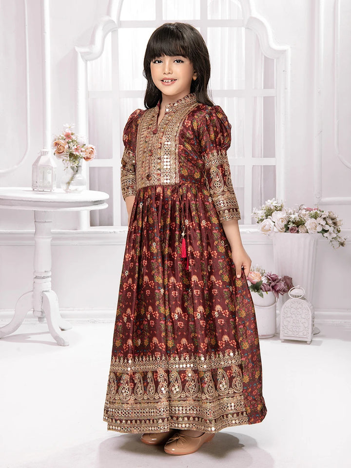 Beautiful Embellished Kids Anarkali | Stylish Party Dress