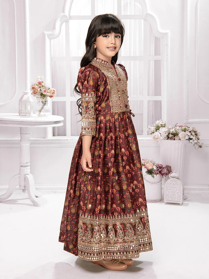 Beautiful Embellished Kids Anarkali | Stylish Party Dress