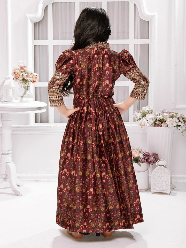 Beautiful Embellished Kids Anarkali | Stylish Party Dress