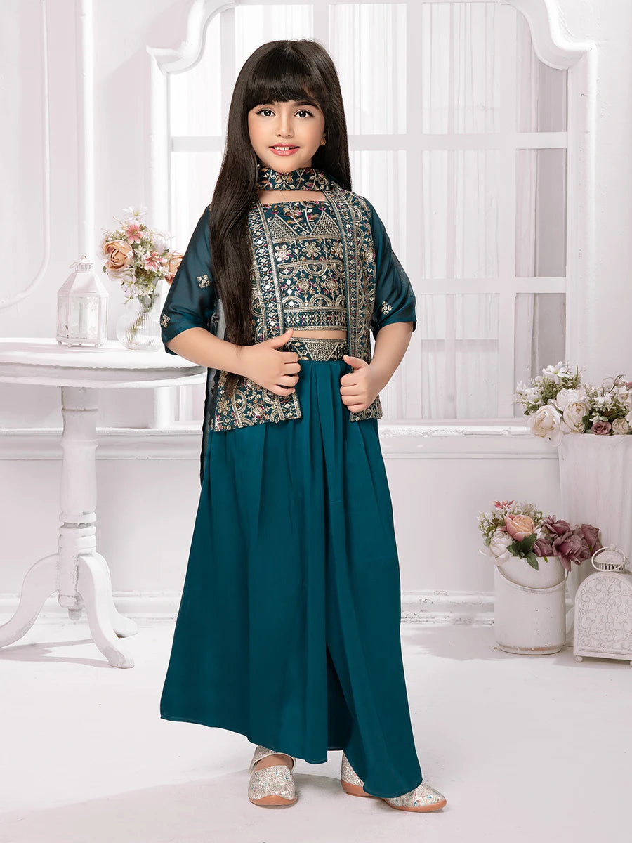 Starlit Elegance Palazzo Set | Party-Perfect Outfit for Kids
