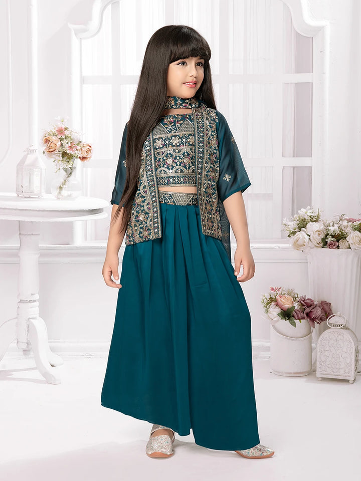 Starlit Elegance Palazzo Set | Party-Perfect Outfit for Kids