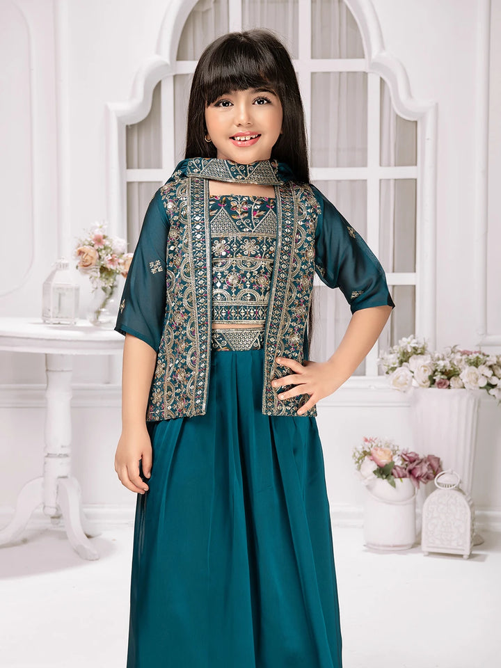 Starlit Elegance Palazzo Set | Party-Perfect Outfit for Kids